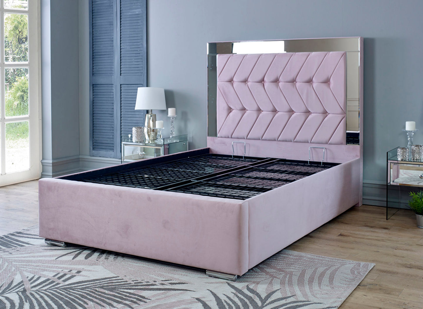 Paris Mirror Ottoman Bed