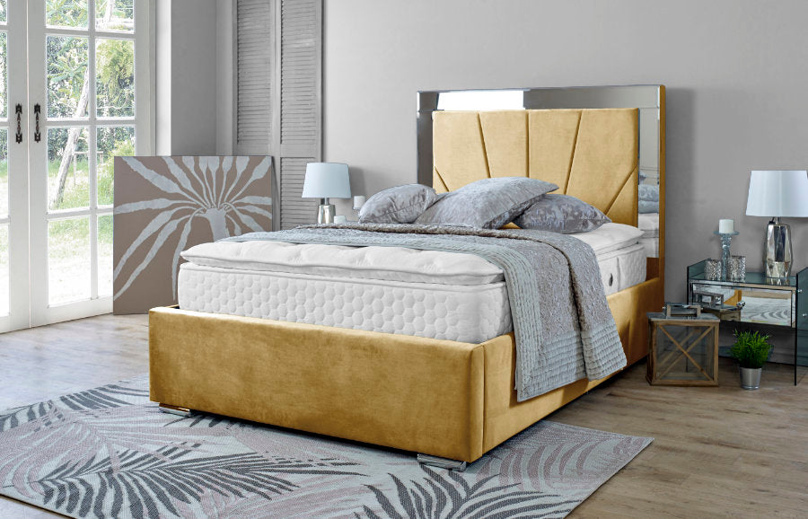 Horizon Mirror Ottoman Bed