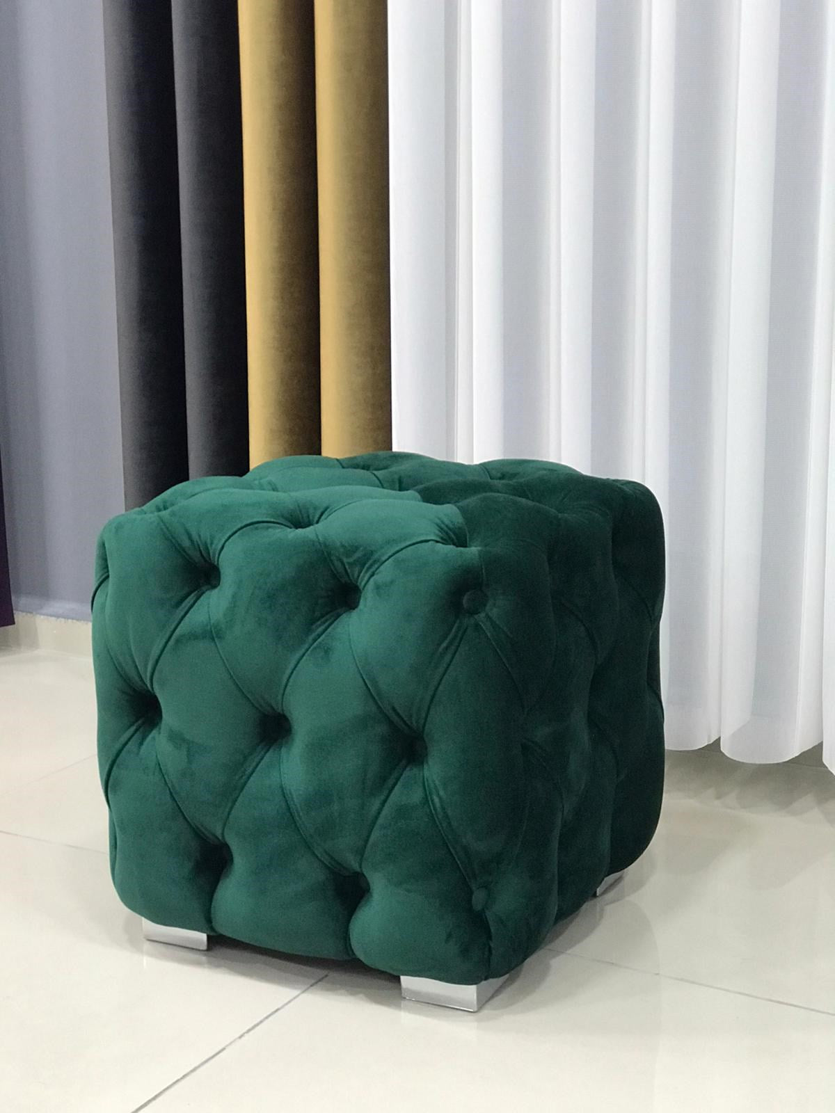Chester Footstool Green