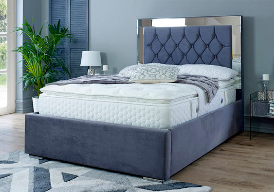 Chesterfield Mirror Ottoman Bed