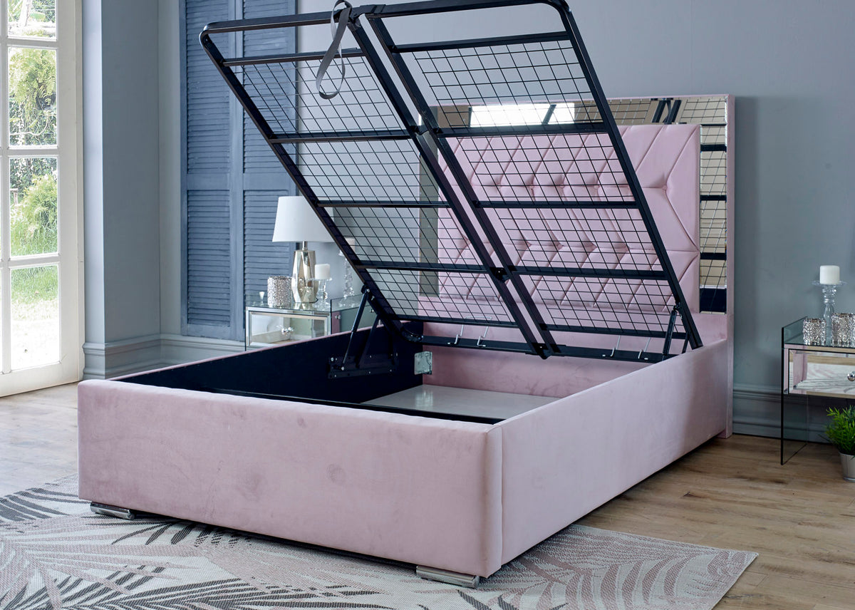 PARIS MIRROR OTTOMAN BED