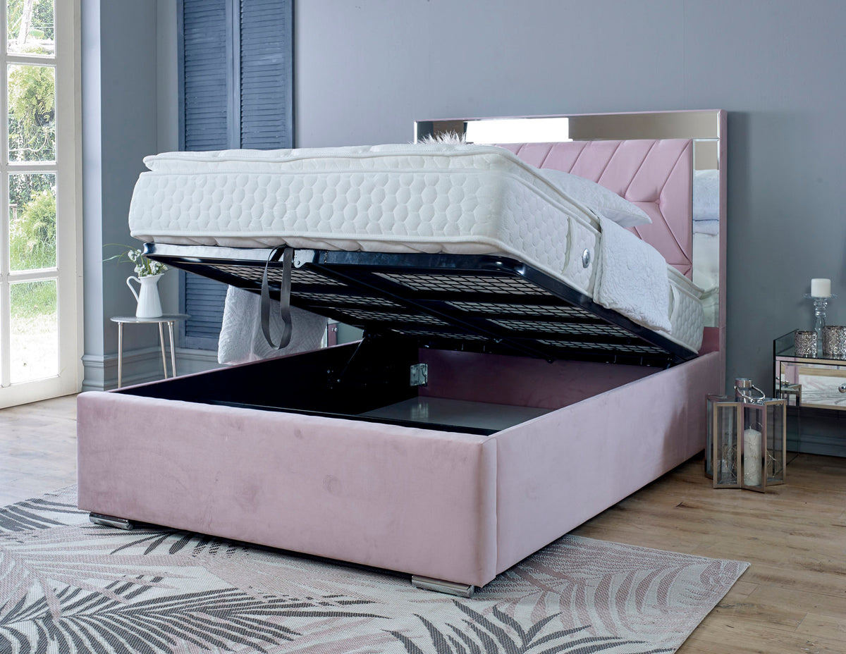 PARIS MIRROR OTTOMAN BED