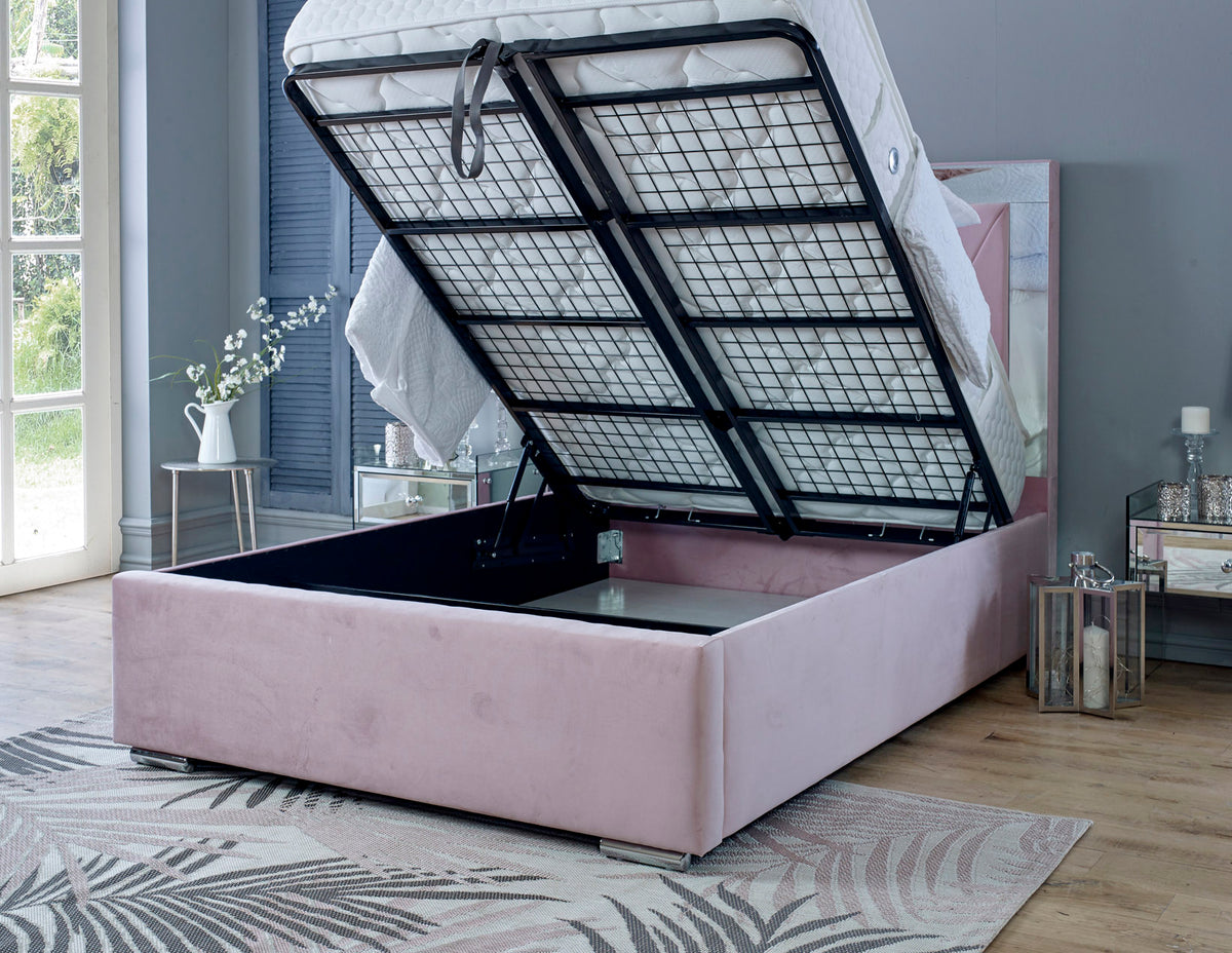 PARIS MIRROR OTTOMAN BED