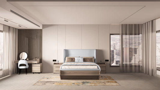 Titanic Bed Natural Oak (Model 2)