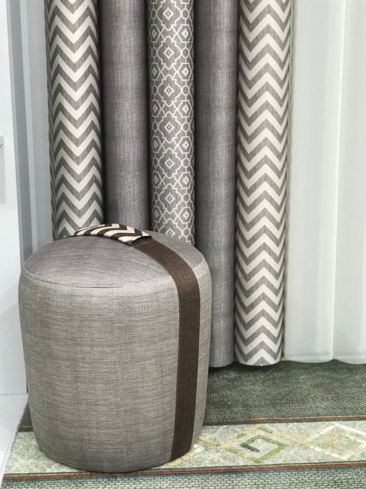 Bloom Footstool Brown