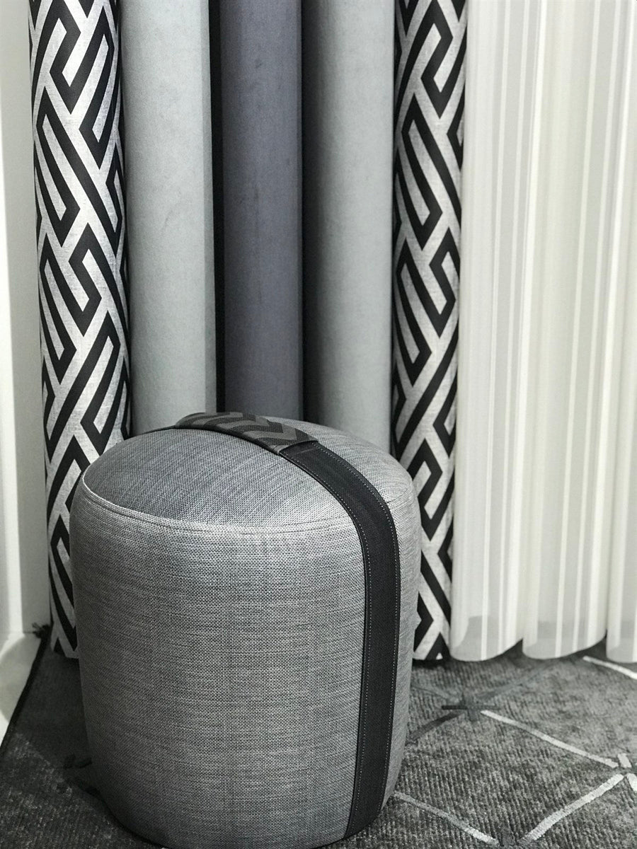 BLOOM FOOTSTOOL GREY