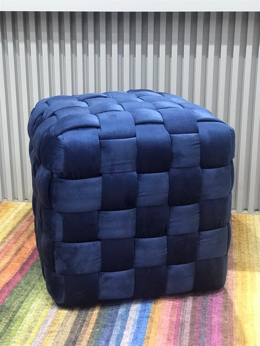 PUZZLE FOOTSTOOL BLUE