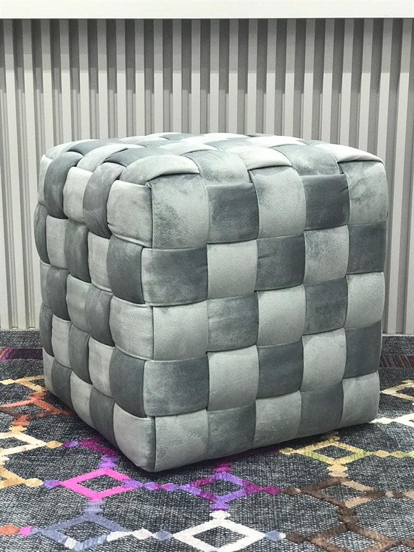 PUZZLE FOOTSTOOL ASH