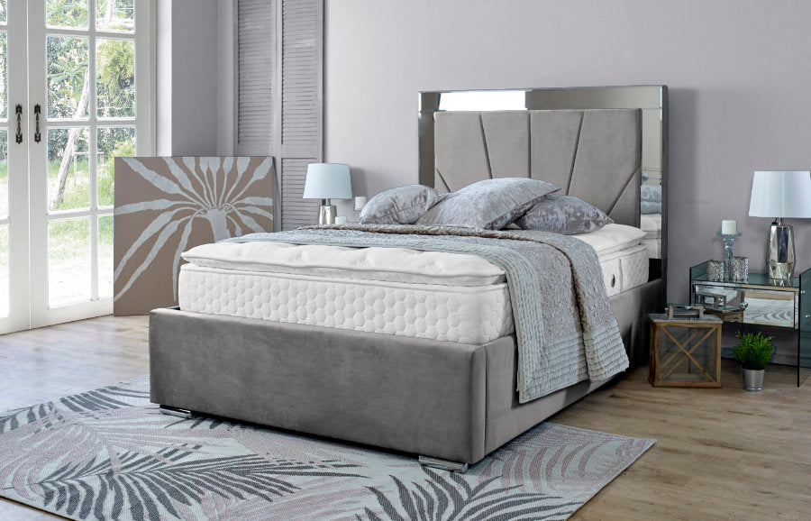 Horizon Mirror Ottoman Bed