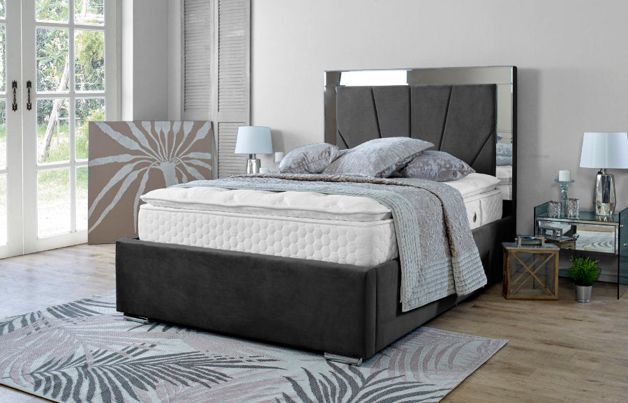 Horizon Mirror Ottoman Bed