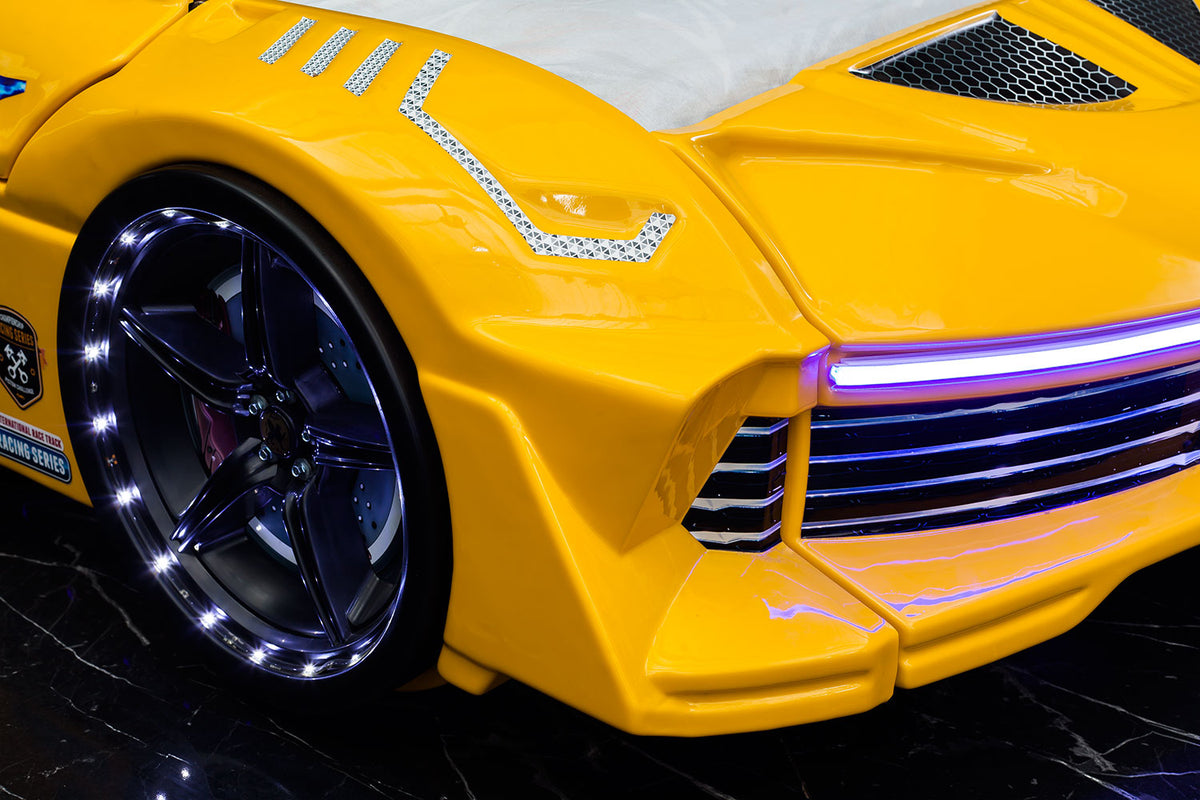 Sports Car Bed Yellow