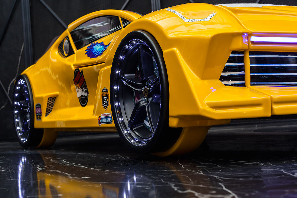 Sports Car Bed Yellow