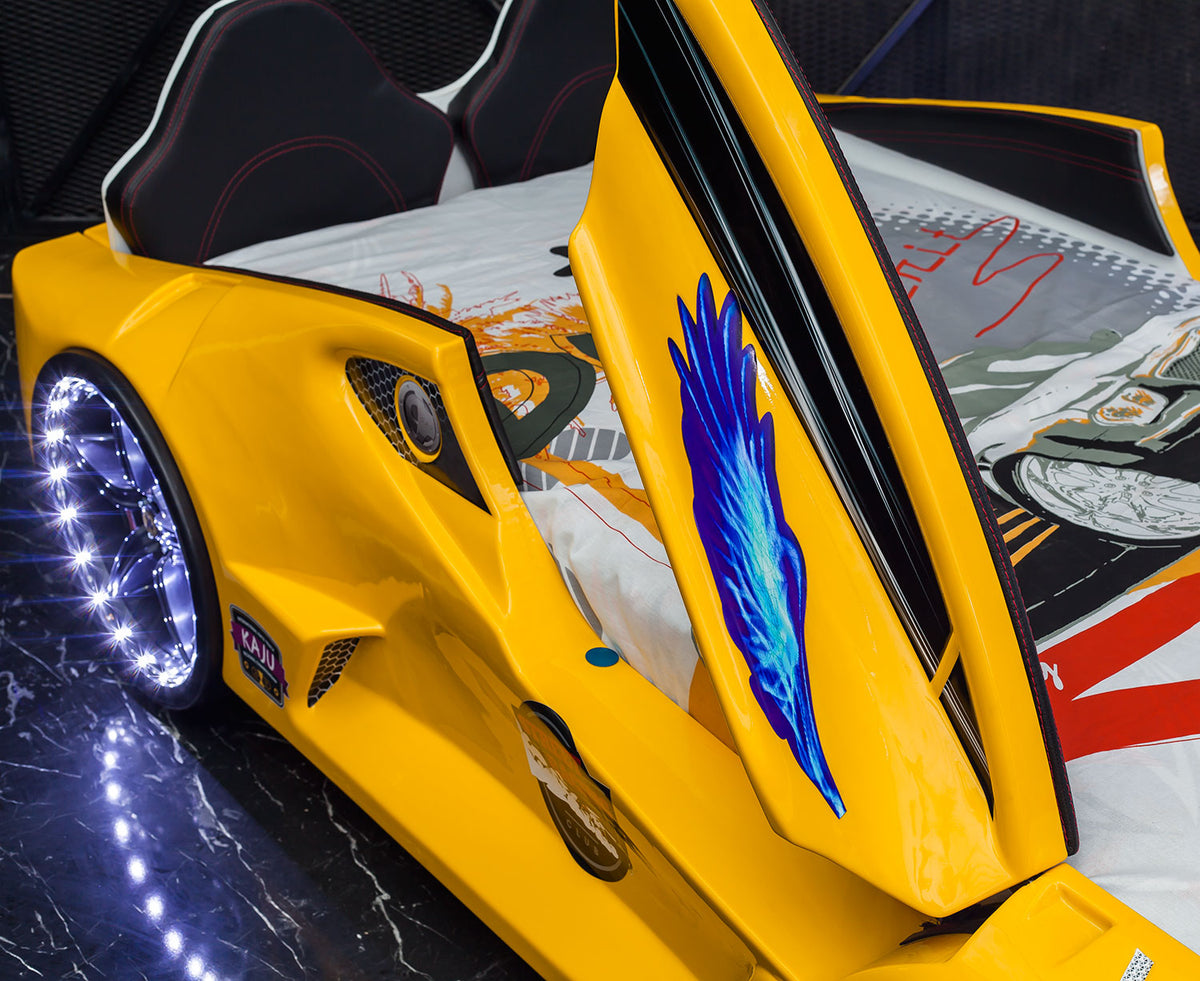 Sports Car Bed Yellow