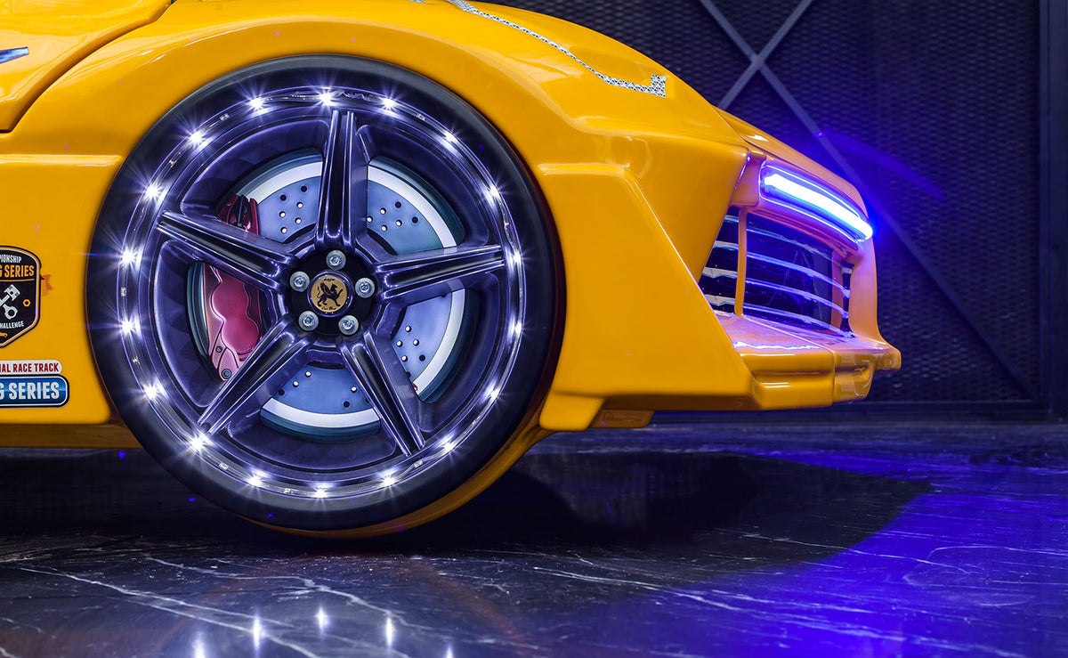 Sports Car Bed Yellow