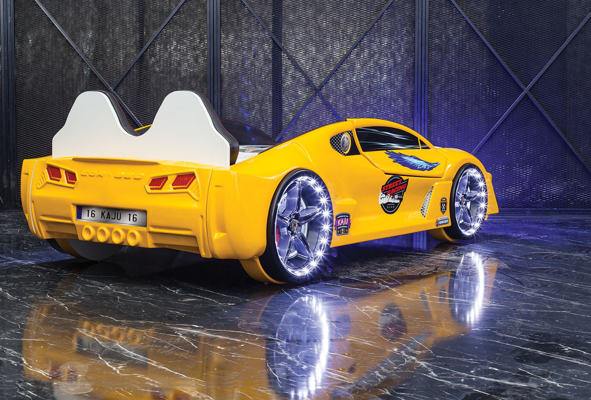 Sports Car Bed Yellow