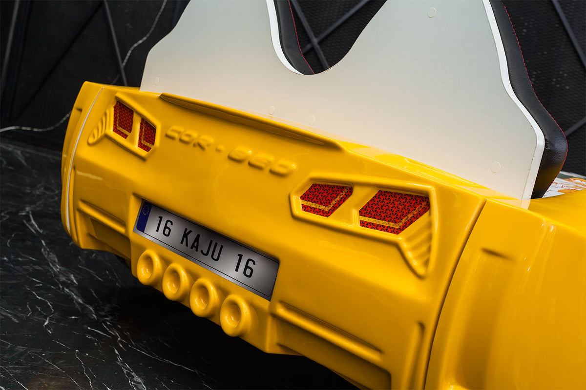 Sports Car Bed Yellow